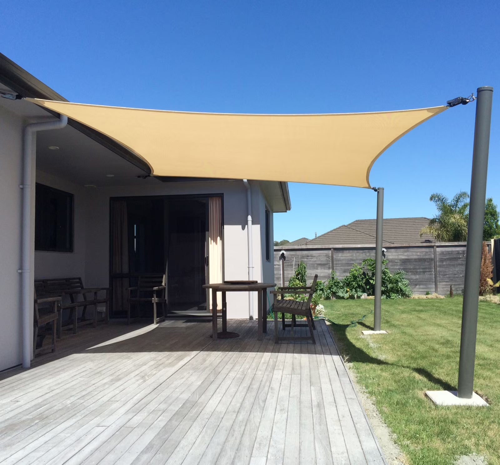 Sand Rectangle Sun Shade Sail C605