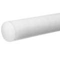 PTFE Plastic Rod - 1-1/4x22 Diameter x 2 ft. Long Z551617