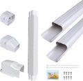 PVC Decorative Air Conditioner Line Set Cover Kit, 3in W, 9ft L, Pack of 2 G54821