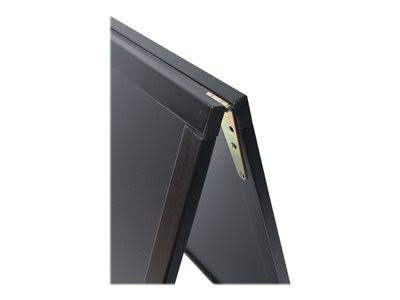 Black Wooden Sidewalk Chalkboard E890921