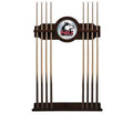 Solid Wood Cue Rack with English Tudor Finish N714