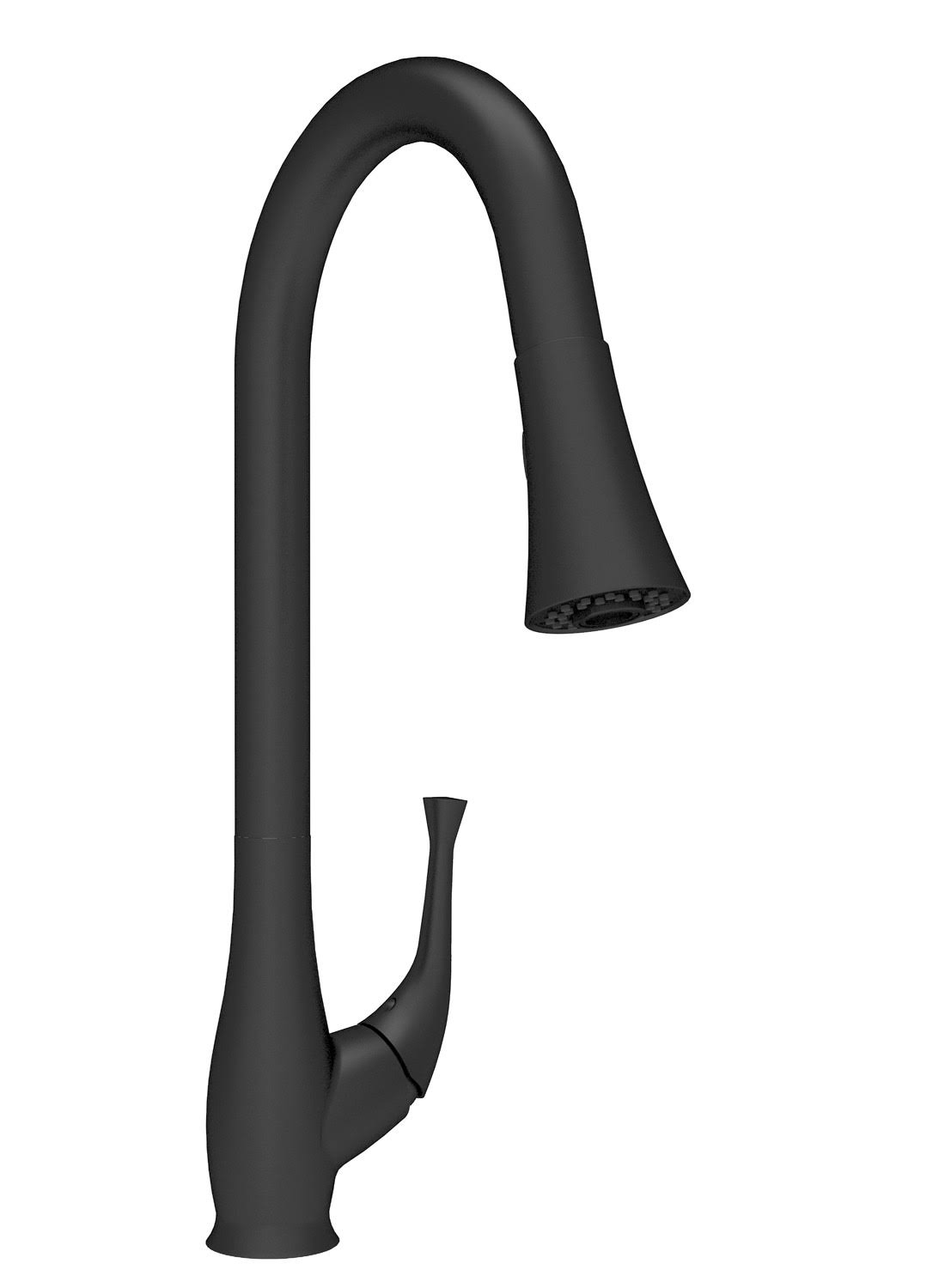 Matte Black Kitchen Faucet Q7457