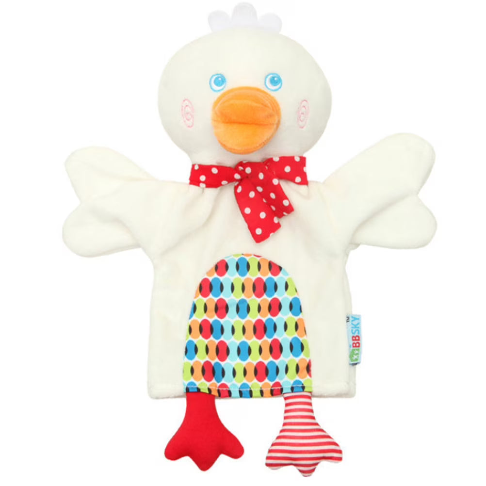 Cartoon Duck Hand Puppet Toy L196