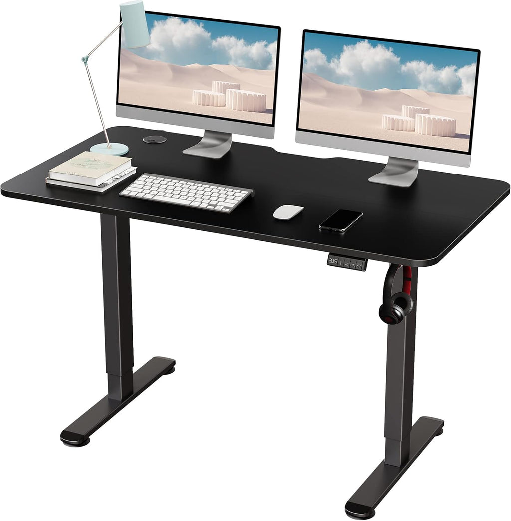 Oak Electric Standing Desk 48 x 24 Inch E934