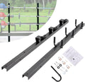 3 Place Open Landscape Trailer Trimmer Rack with Locks O77991