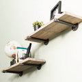 2 Piece Solid Wood Floating Shelf Y154