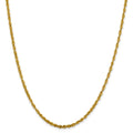 10kt Yellow Gold 24 inch Rope Chain O9762