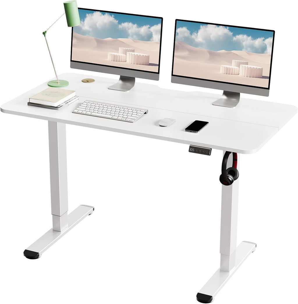 Oak Electric Standing Desk 48 x 24 Inch E934