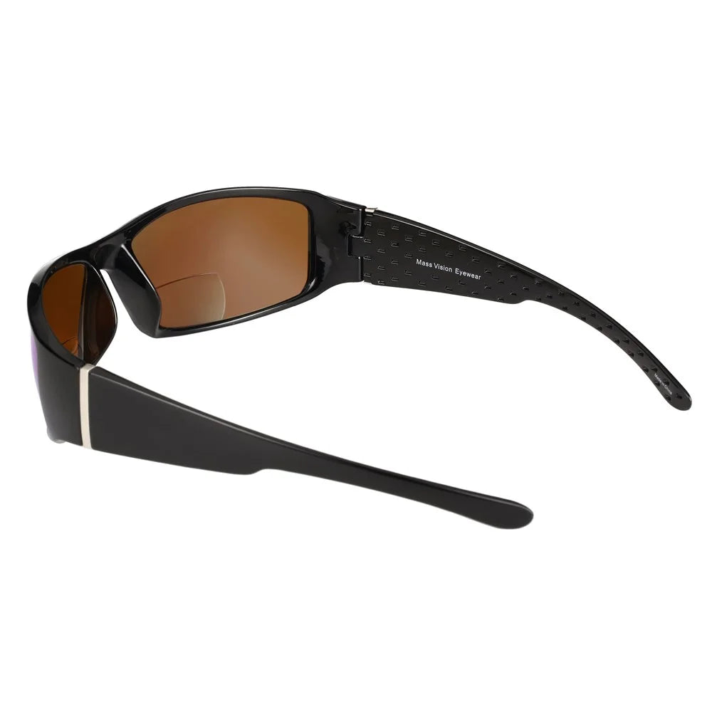 Polarized Full Frame Sport Wrap Bifocal Sunglasses X839