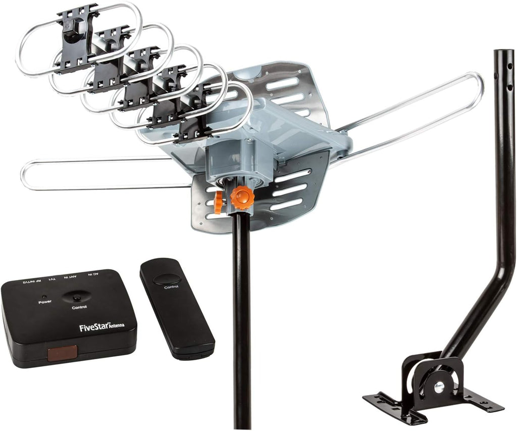Outdoor HDTV Antenna with Motorized 360 Degree Rotation P932