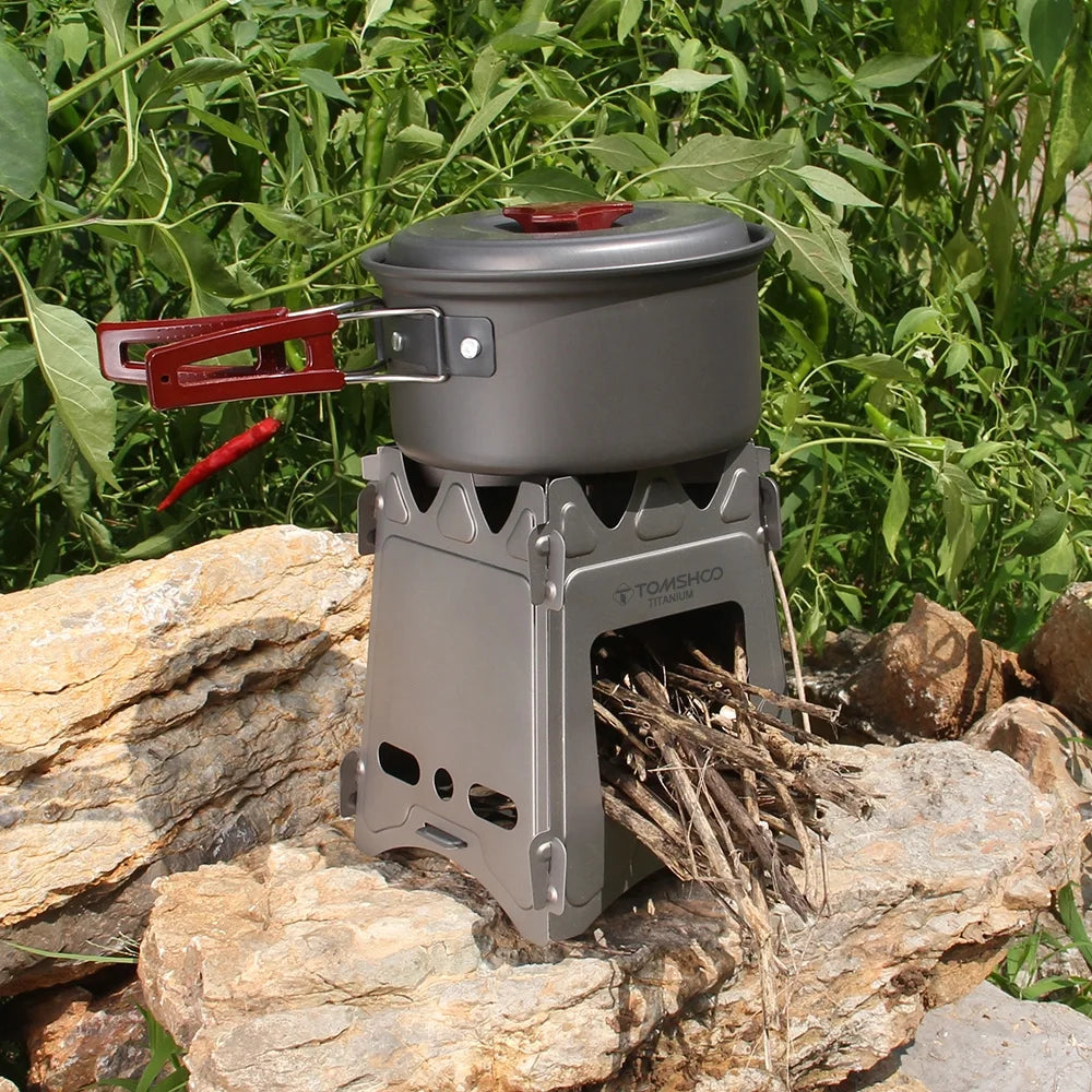 Titanium Wood Burning Backpacking Stove V624