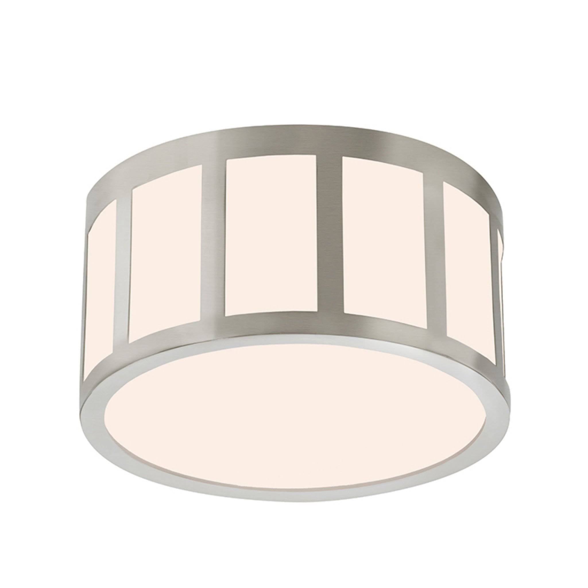 Satin Nickel LED Round Surface Mount Y776