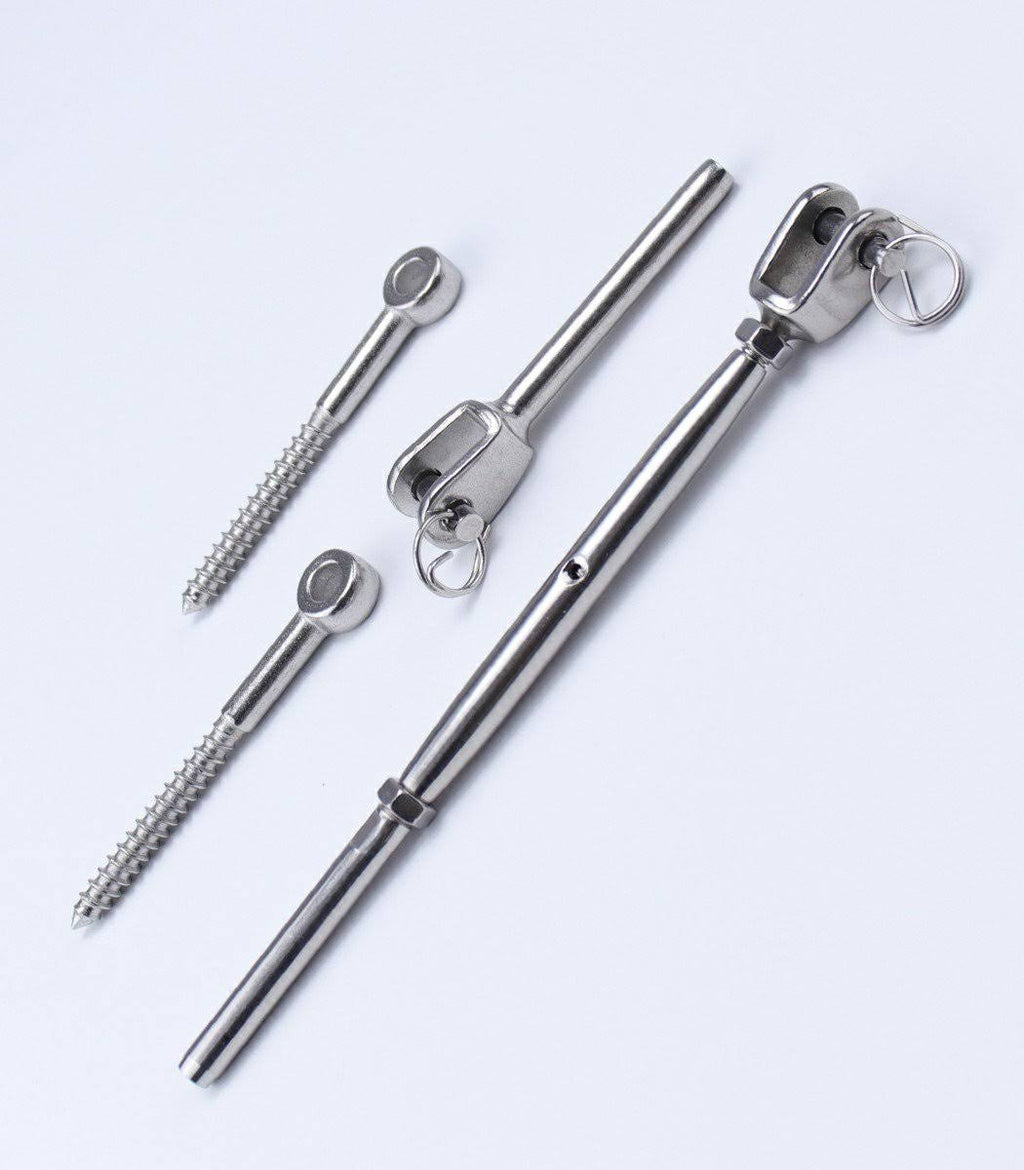 Stainless Steel Cable Railing Kits for 1/8 Wire Rope, 40P T426077