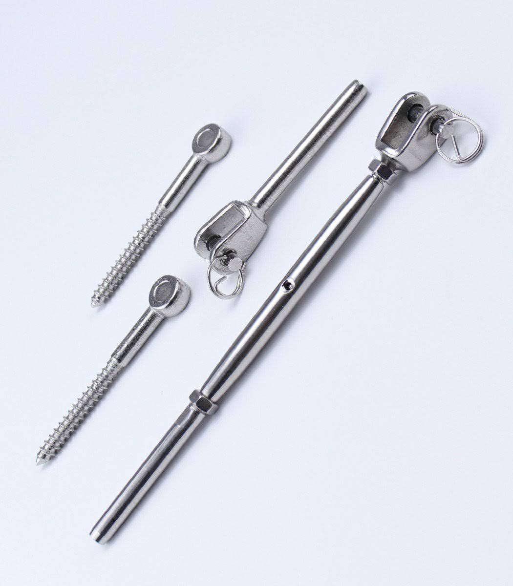 Stainless Steel Cable Railing Kits for 1/8 Wire Rope, 40P T426077