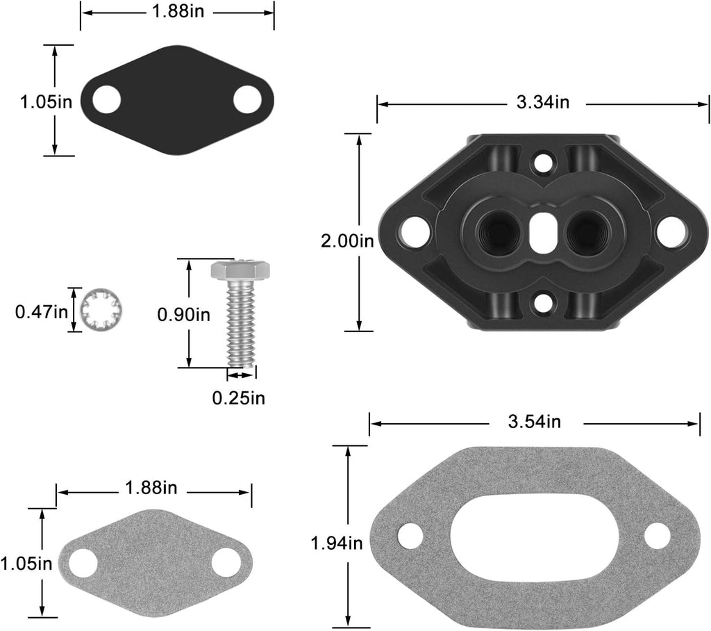 Trim Connector Kit for MerCruiser Alpha Bravo Drives, Pack of 2 I347402
