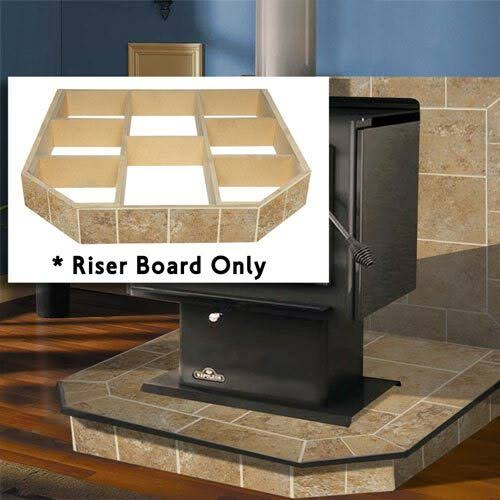 Amber Saffron Double Cut 40'' x 40'' Hearth Pad Riser W595385
