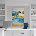 Modern Hand Painted Canvas Abstract Art J668896