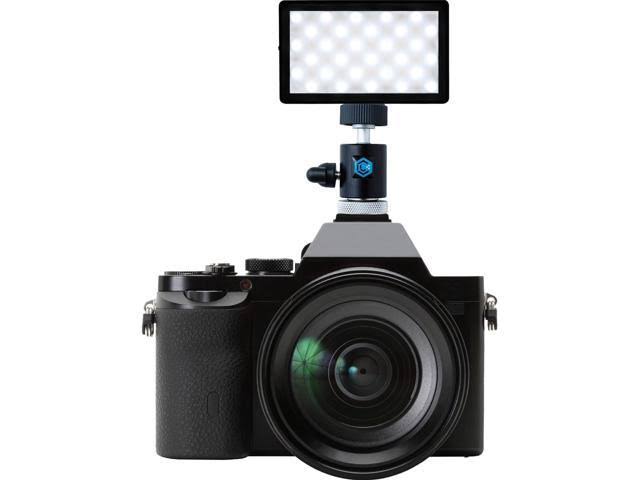 LED Light with Ball Head Camera Mount and Light Stand Adapter J611