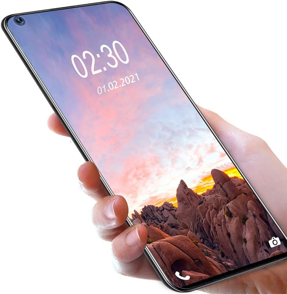Unlocked 4G Smartphone 6.4” Dual SIM 4GB+64GB 4000mAh 20MP Front+Four Rear Cameras (Black) P82045
