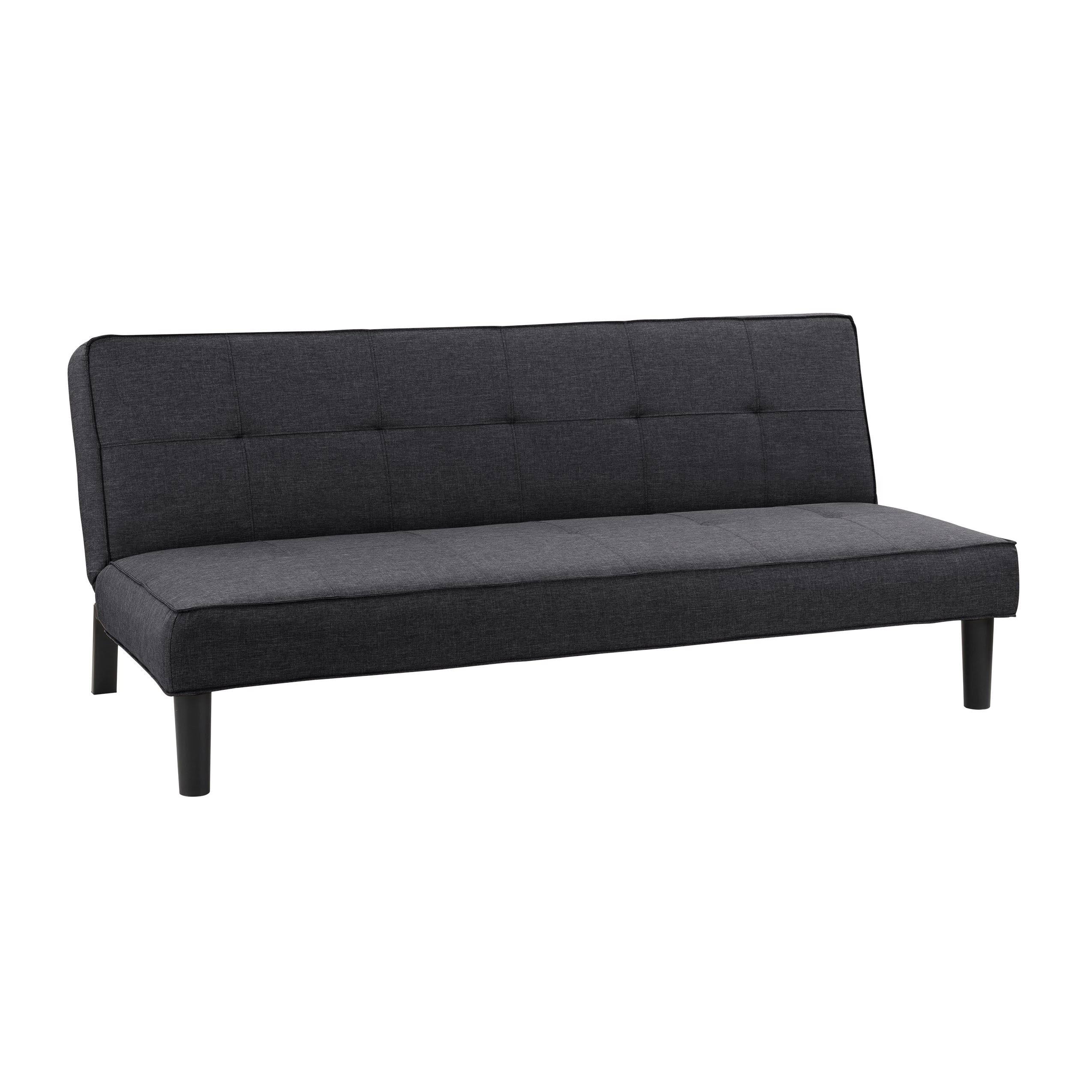 Dark Gray Convertible Futon Sofa Bed D952447