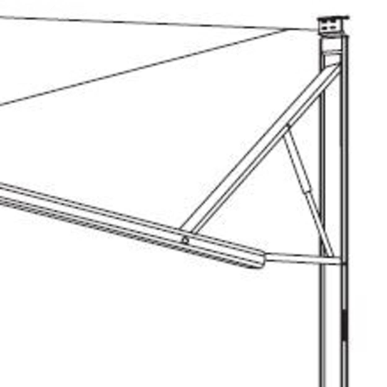 Black Power Awning Hardware H4426