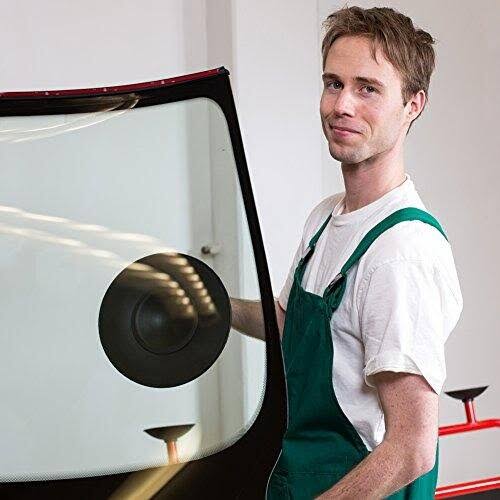 9x22 Vacuum Concave Suction Cup Glass Lifter with Metal Handle and Brass Pump M613054