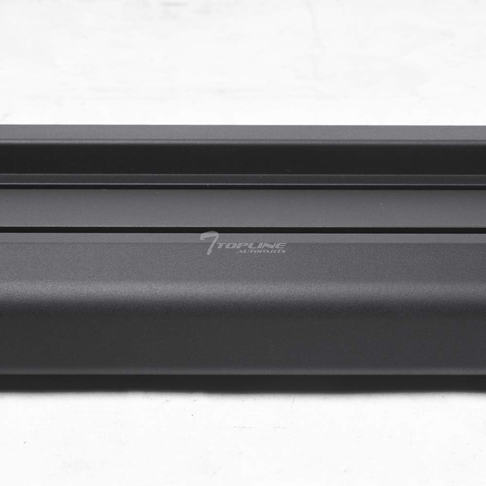 Matte Black Aluminum Side Step Rail Running Boards F688497