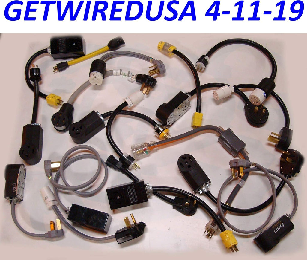 75-Foot NEMA L14-30P to 6-50R Heavy Duty 10/3 Extension Cord Adapter D6848