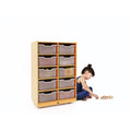 10 Cubby Mobile Tray Storage Cabinet H172742