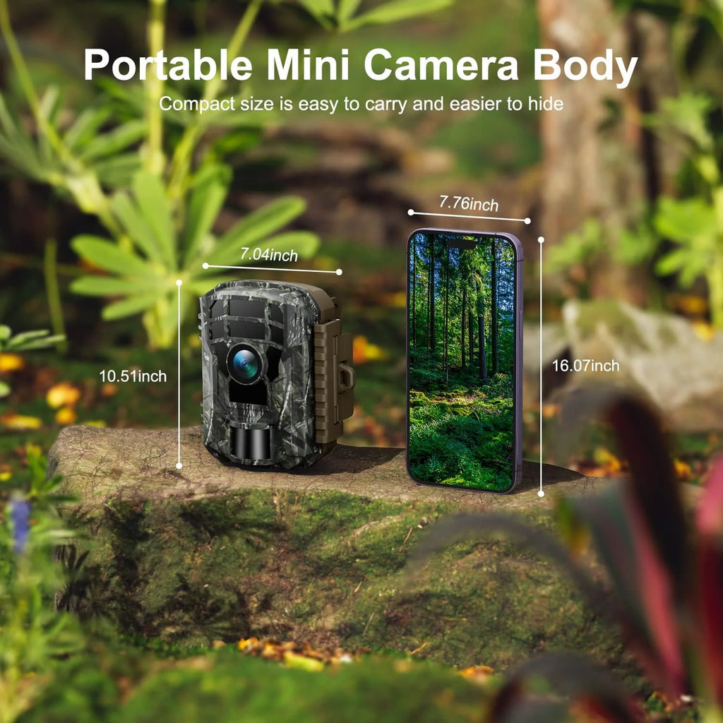 2 Pack 36MP 2K Waterproof Trail Camera with Infrared Night Vision K9182