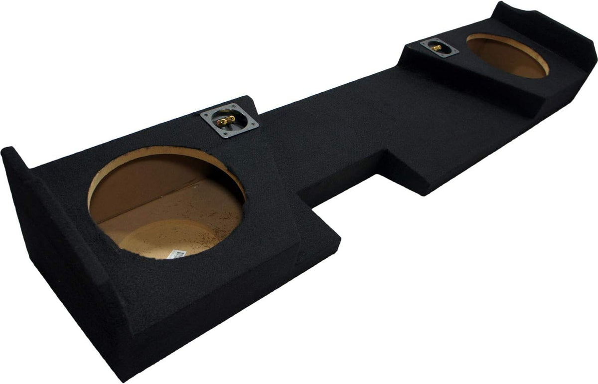 Dual 10 Sub Box Subwoofer Enclosure for Chevy Silverado Double Cab Truck C777724