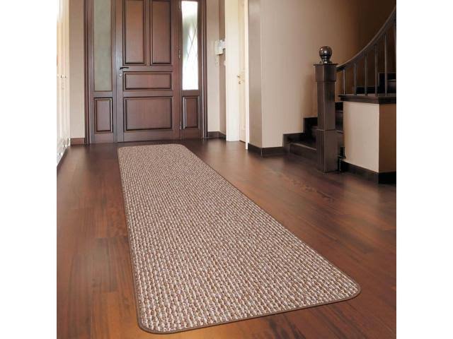 Skid-Resistant Carpet Runner, Praline Brown, 14 ft. x 36 in. P4015