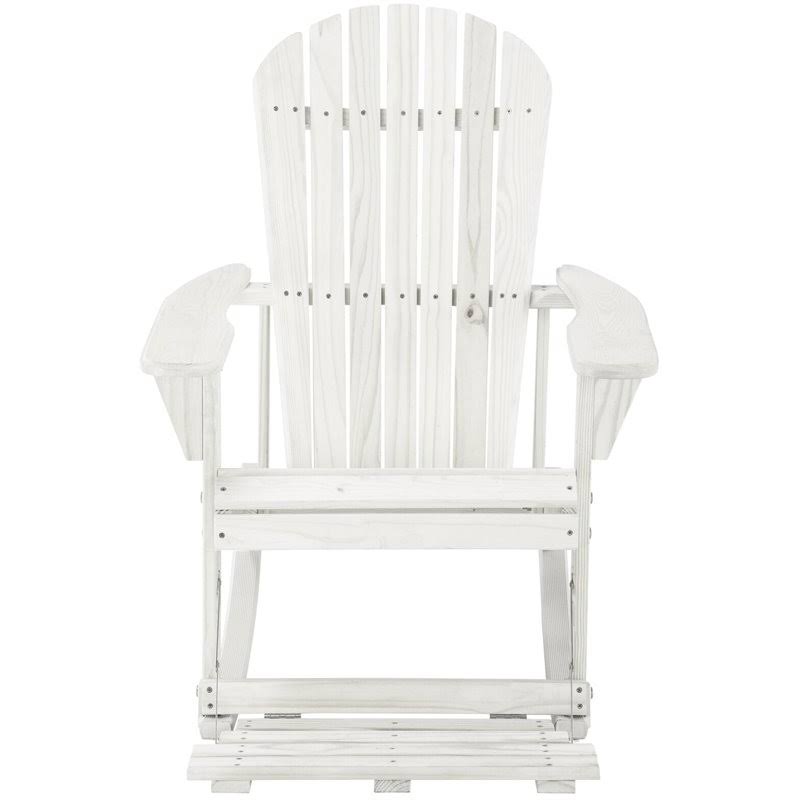 White 3 Piece Patio Adirondack Rocker Set A597241
