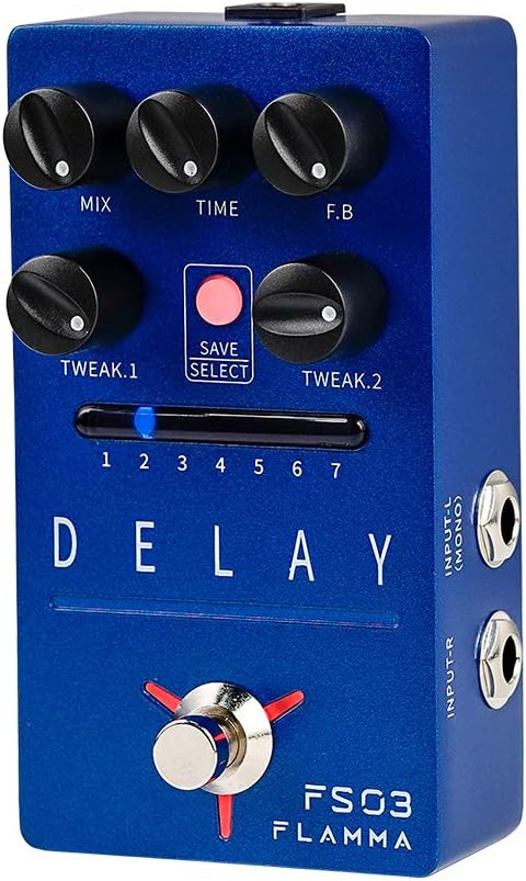 Stereo Cabinet Simulation Guitar Pedal with 7 User Preset Slots Z713906