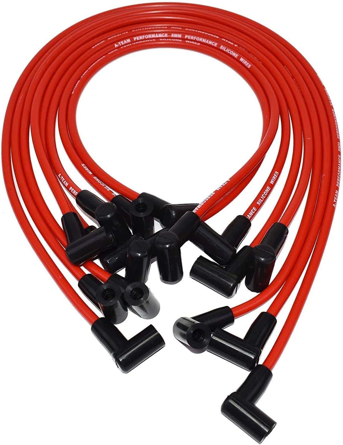 Red Cap HEI Distributor with Spark Plug Wires and Harness D74754