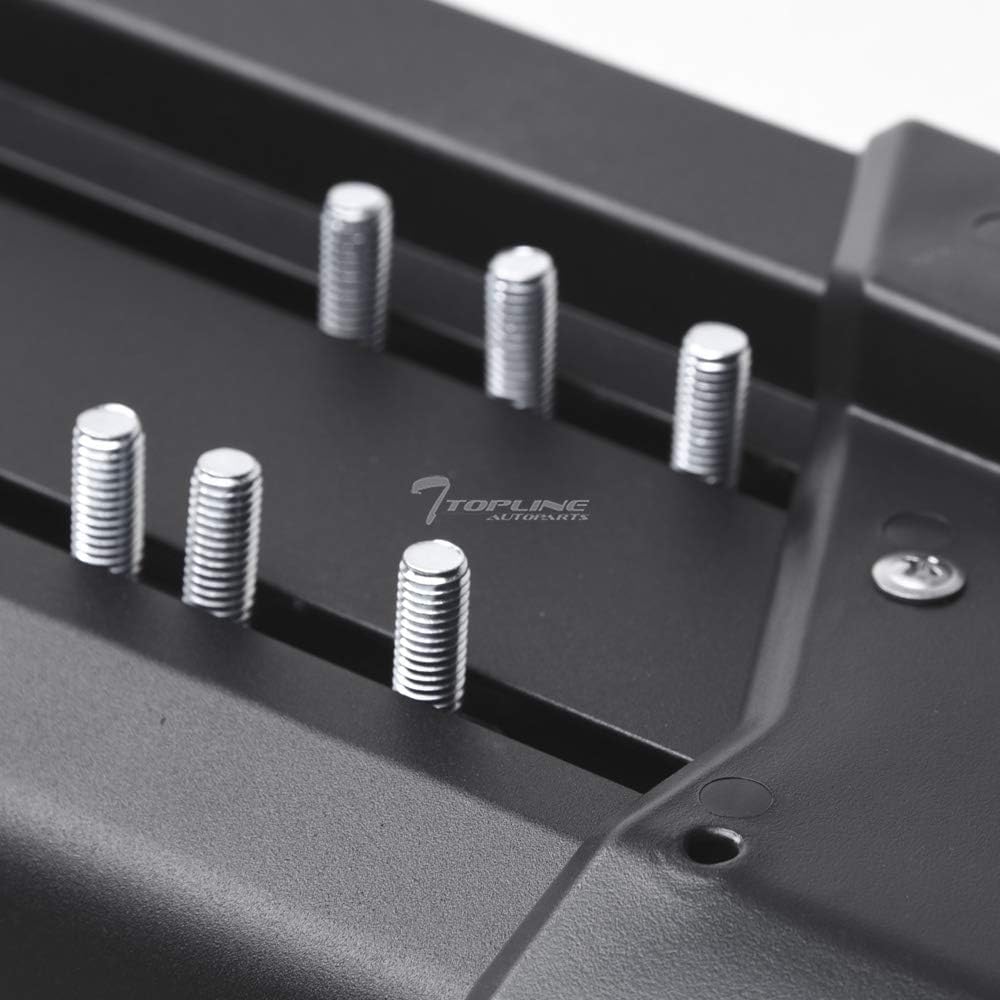 Matte Black Aluminum Side Step Rail Running Boards F688497