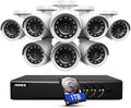 5MP Wired Security Camera System with 1TB Hard Drive, 8CH Surveillance DVR and 8 x 1080p HD Weatherproof CCTV Camera, 100 ft Night Vision X905
