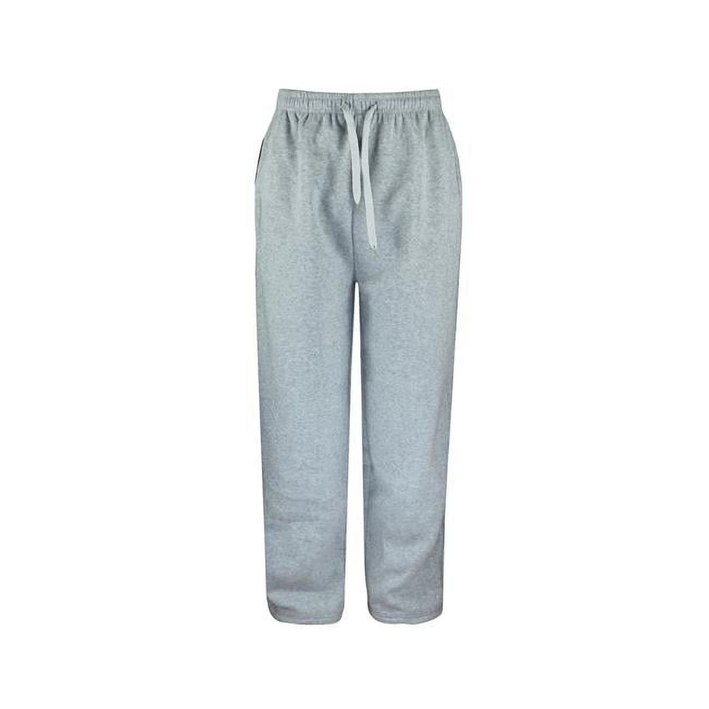 Men Fleece Light Grey Sweatpants, Extra Large - Case of 24 U150781