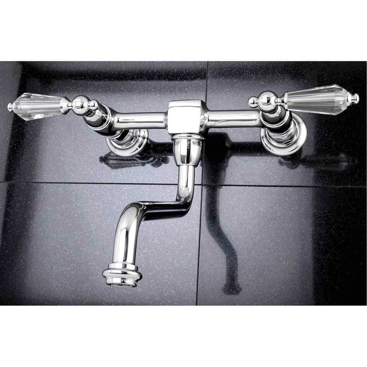 Polished Brass Wall Mount Vessel Sink Faucet O6554
