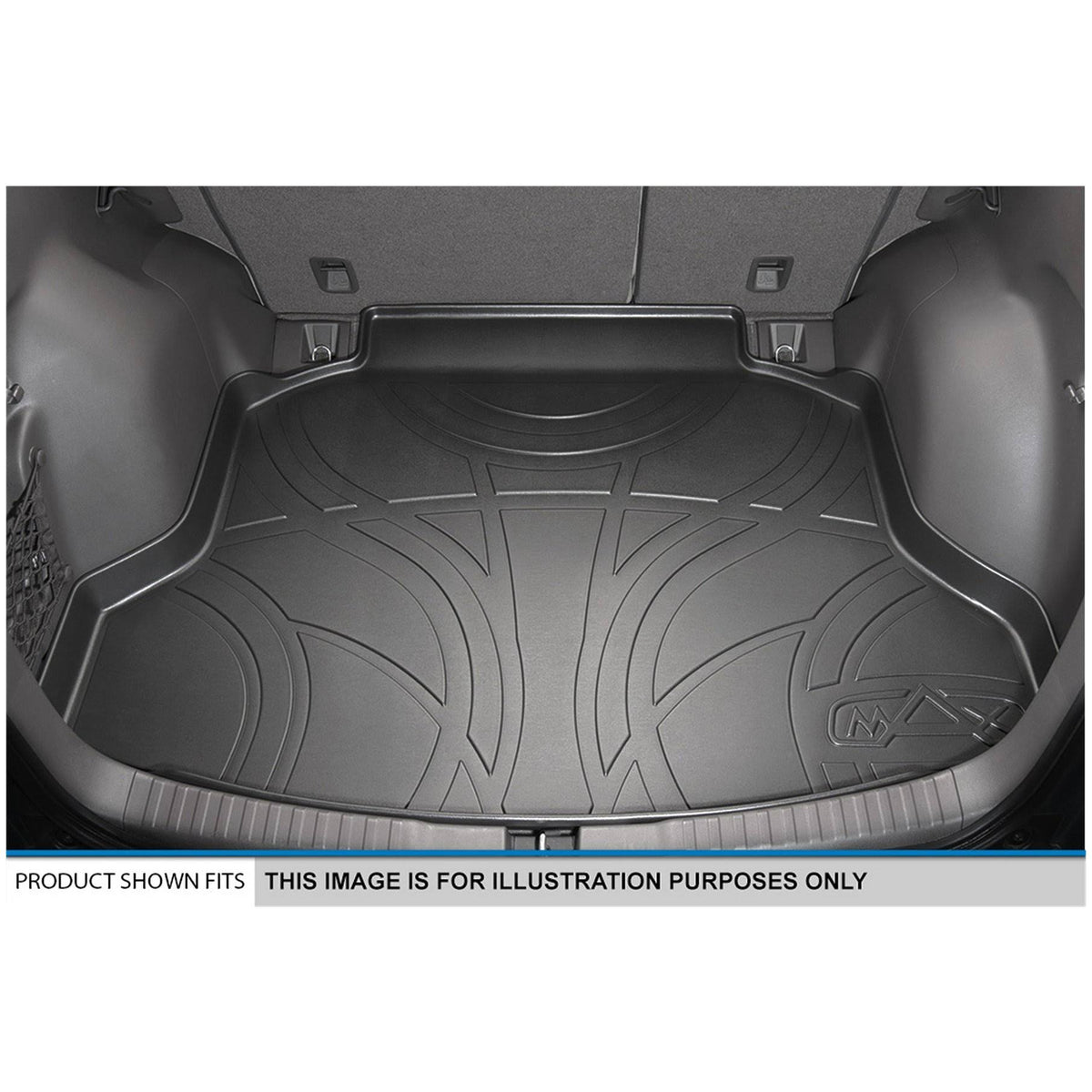 Black Cargo Liner Mat Behind Third Row B341485