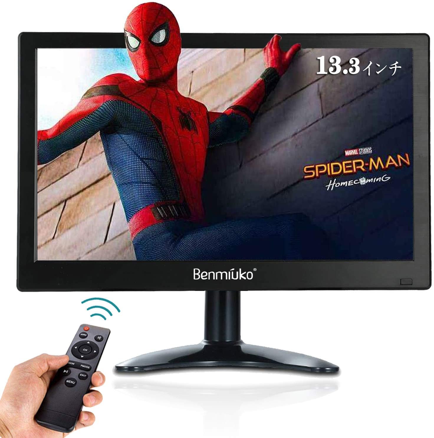 13.3 inch IPS HDMI Portable Monitor 1920x1080 Full HD Security Surveillance Display R1394