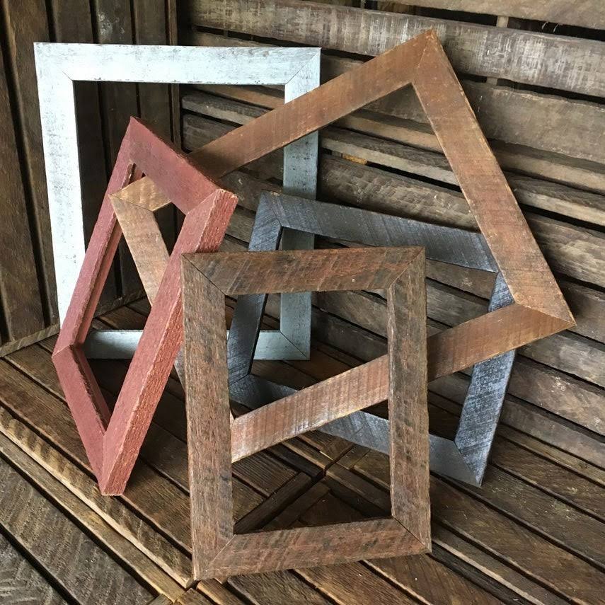 7x9 Distressed Golden Frame E1798
