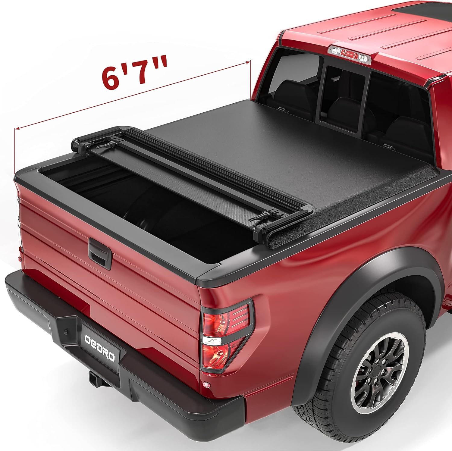 Soft Tri-fold Truck Bed Tonneau Cover for 5.5ft Bed W207335