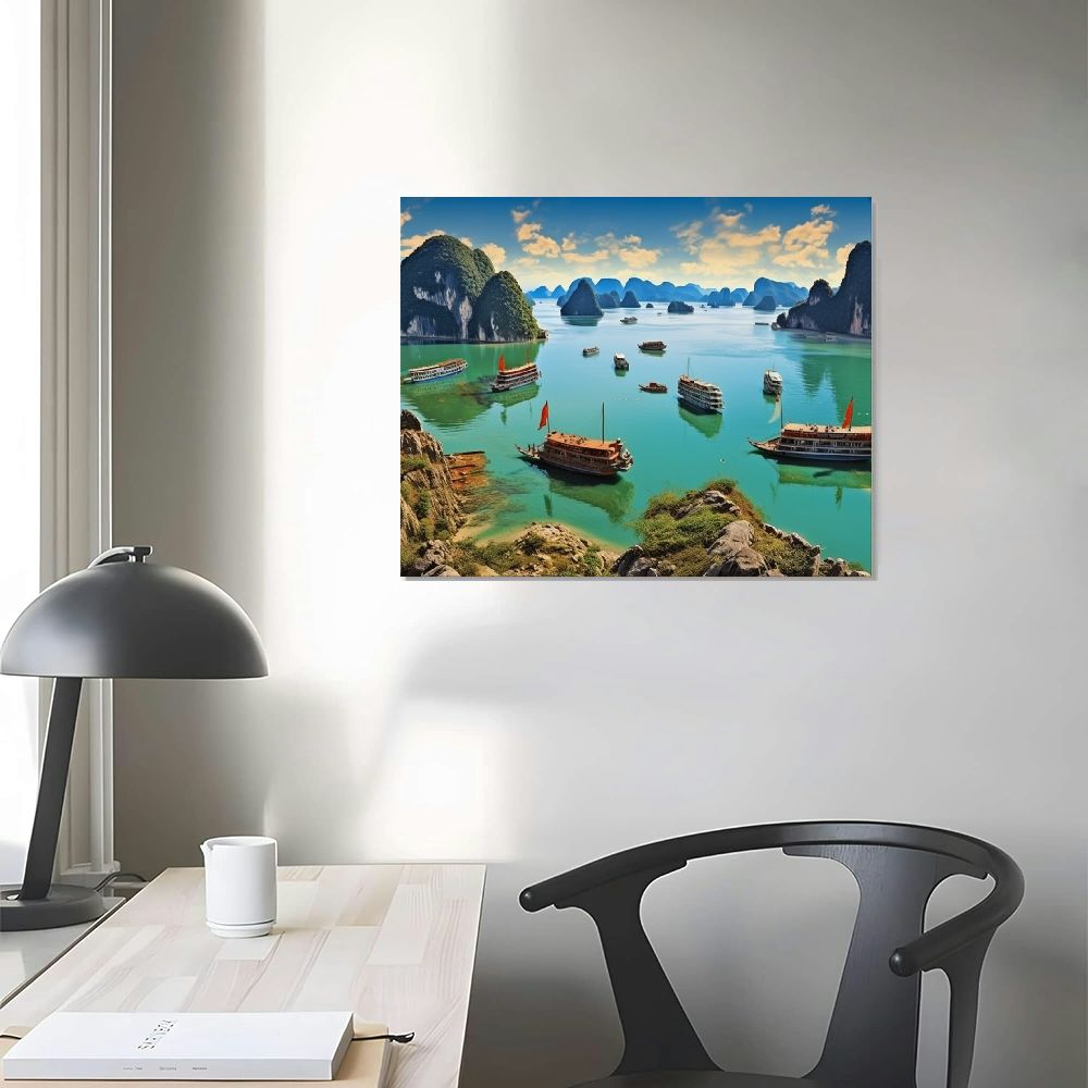 Nature Cloud Sea Wall Art Canvas Prints Poster A107030