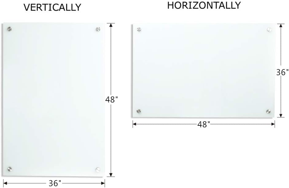 Glass Whiteboard 4' x 3' I120986