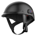 Matte Black Bluetooth Half Helmet R289