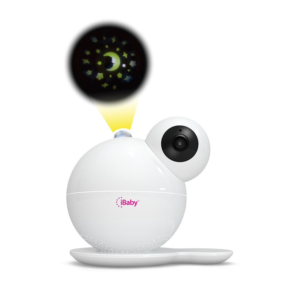 White FHD 1080P WiFi Baby Monitor Camera with Night Vision Wall Mount Kit G5775