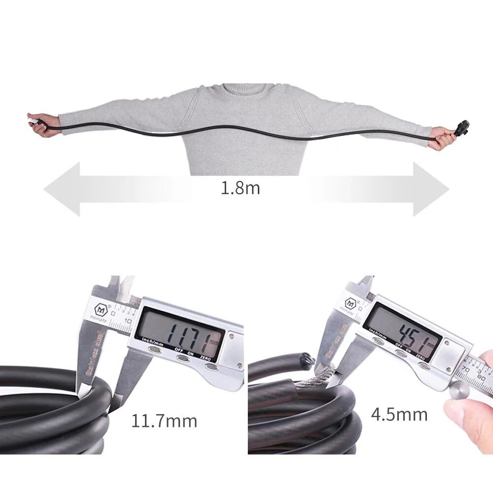 Heavy Duty Cable Bike Lock E1108