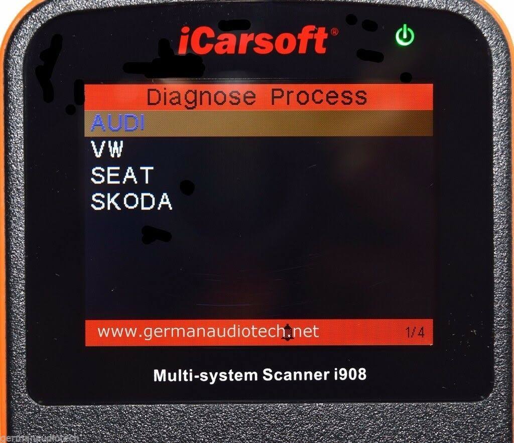 Multi System Scanner for Audi Volkswagen Seat Skoda W714109