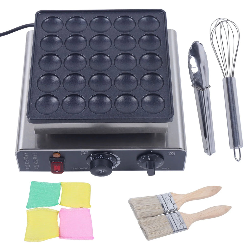 25 Holes Electric Nonstick Pancake Maker Machine L575
